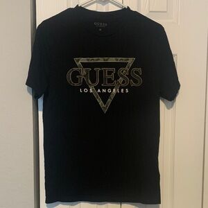 GUESS Men’s Camouflage Triangle T-Shirt